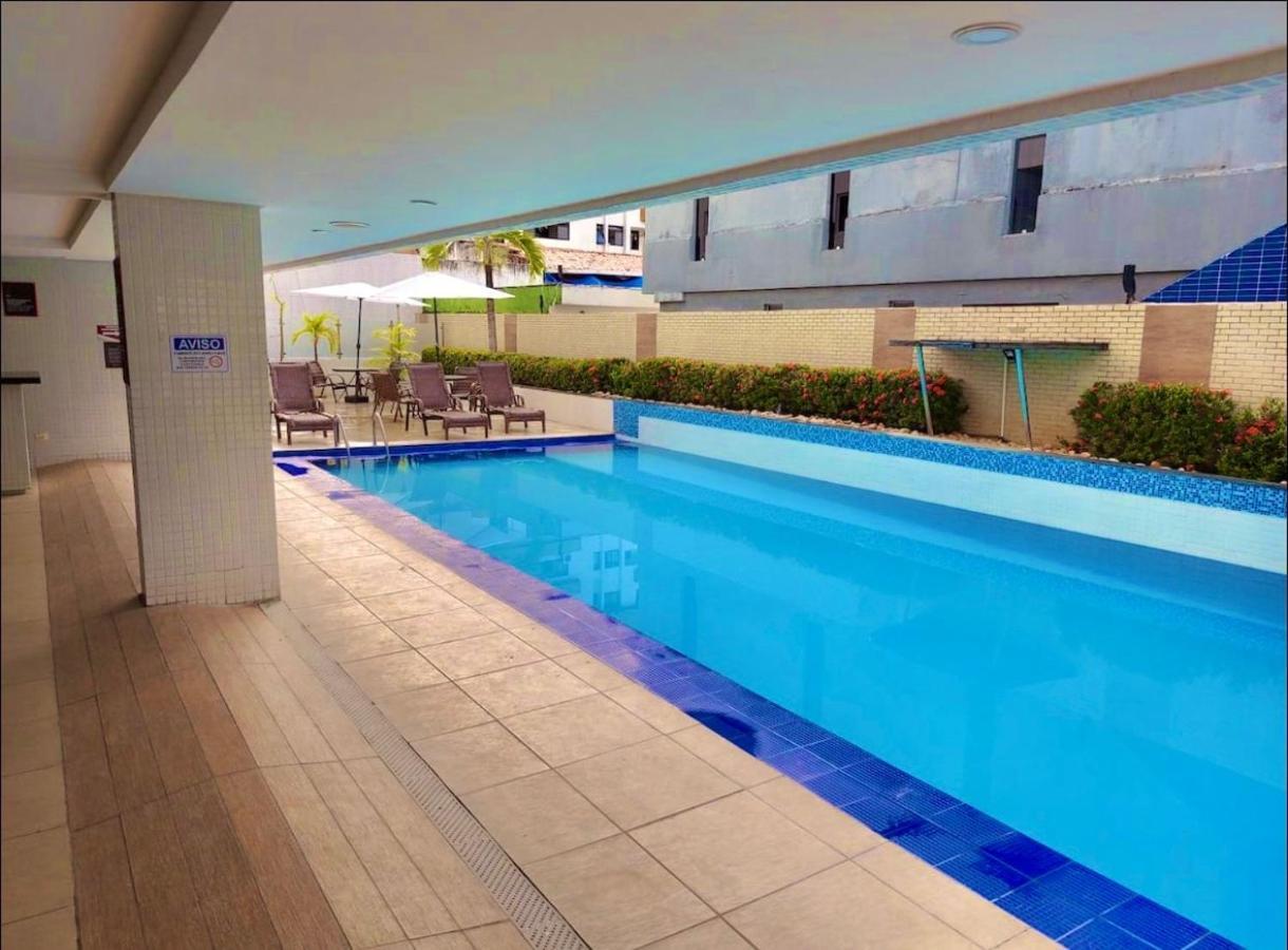 الشقق الفندقية João Pessoaفي  Flat Beira Mar Tambau المظهر الخارجي الصورة